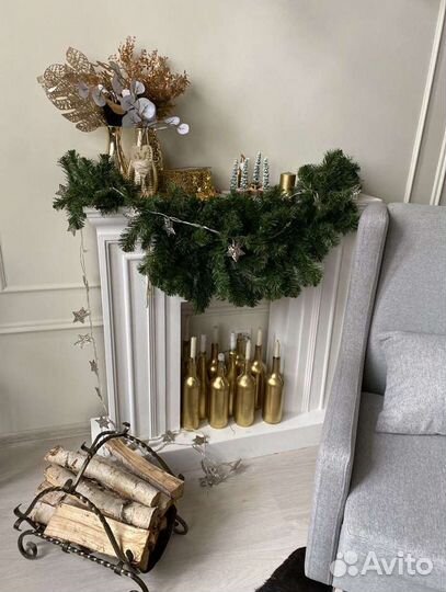 Декоративный камин, портал