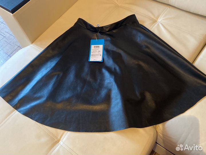 Кожаная юбка