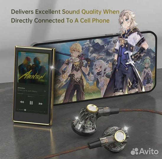 Наушники вкладыши с микрофоном