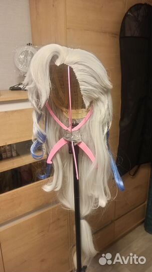 Genshin impact парик косплей Невиллет