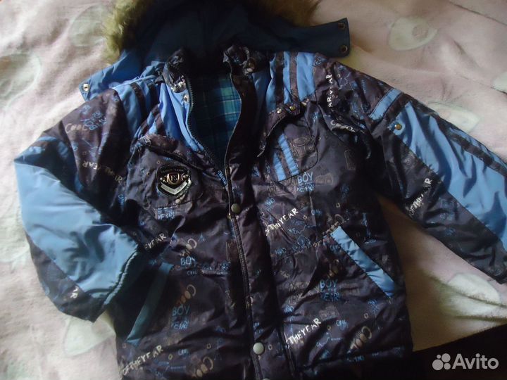 Куртка зимняя детская на 6-7 лет
