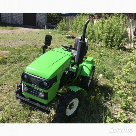 Трактор рустрак Т18 (18л.с) +фреза +плуг 2х корпус