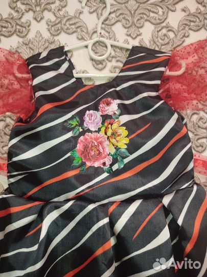 Нарядное платье для девочки 110 116 Модница