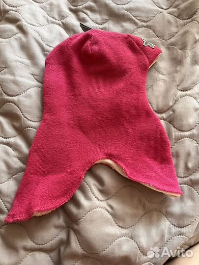 Шапка шлем зимняя для девочки