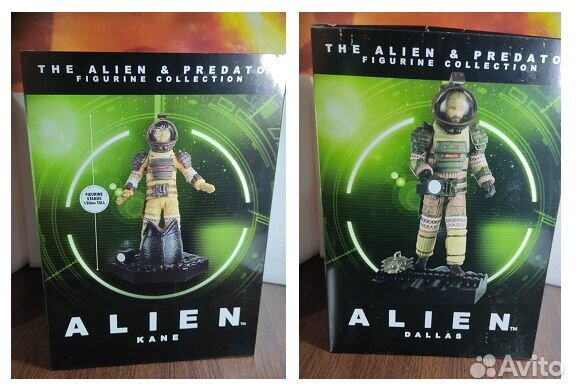 Eaglemoss фигурки Чужой и Хищник