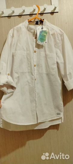 Белая рубашка 140