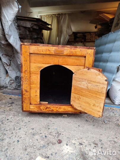 Тёплая будка для овчарки новая