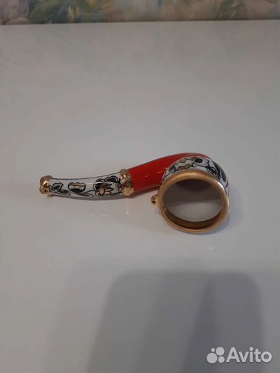 Фарфоровая сувенирная трубка СССР