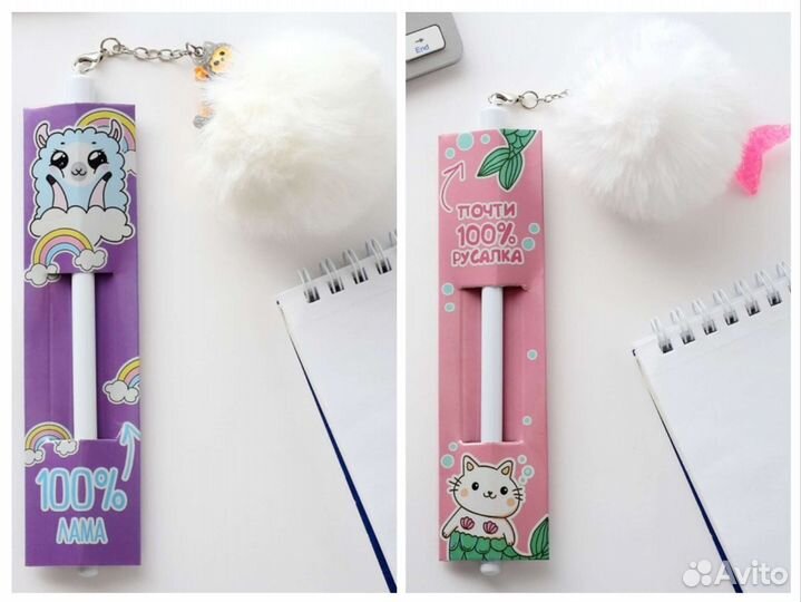 Ручки, наборы. В няшном стиле