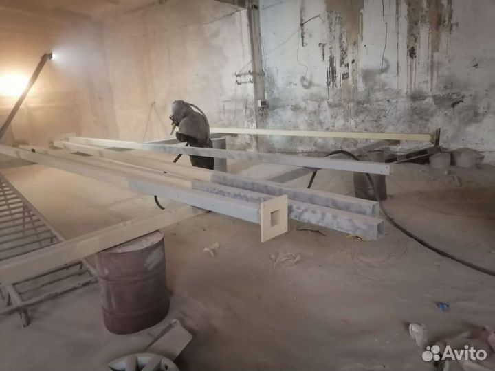 Пескрструная чистка. Пескоструй. Окраска. Выезд