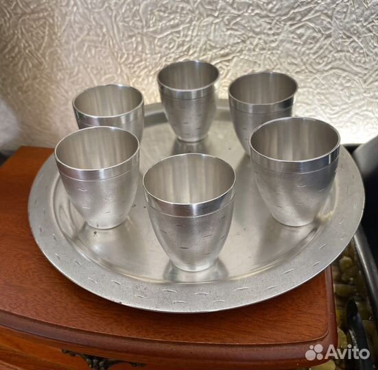 Мельхиоровые рюмки