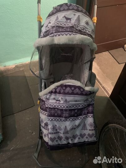 Санки коляска nika kids