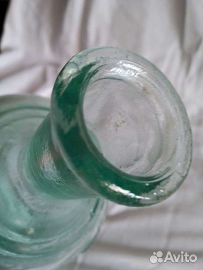 Графин виноград зелёный стеклянный СССР