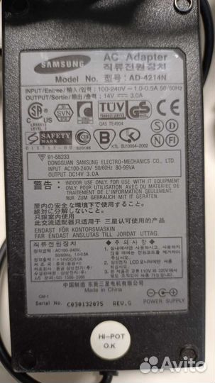 Блок питания Samsung AD-4214N