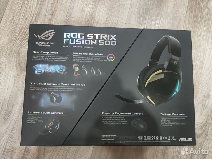 Наушники Asus Rog Strix Fusion 500