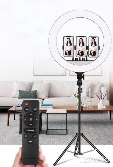 Кольцевая LED лампа 49см 600 светодиодов / Новая