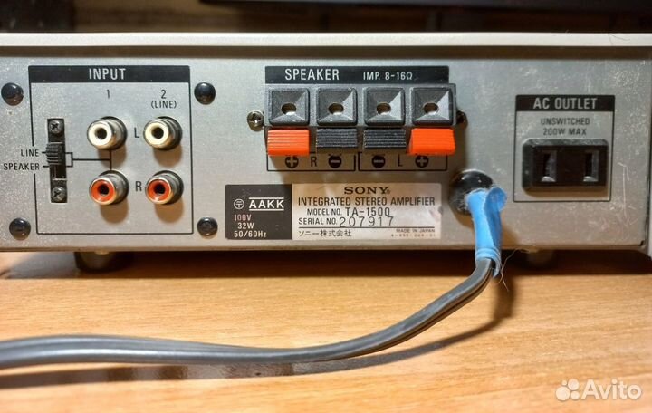 Усилитель sony TA-1500