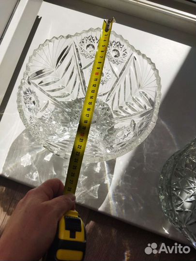 Салатница хрустальная СССР