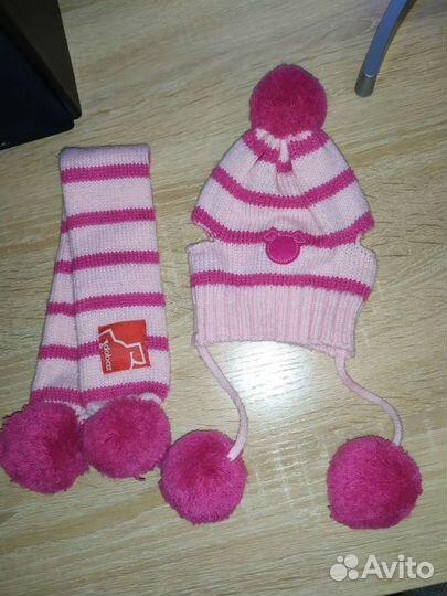 Комплект шапка, шарф для животных