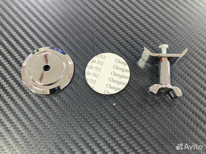 Эмблема в капот штатная синяя 44 мм Mercedes