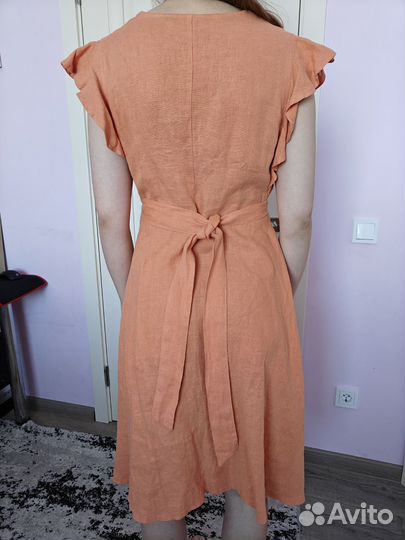 Летнее платье льняное