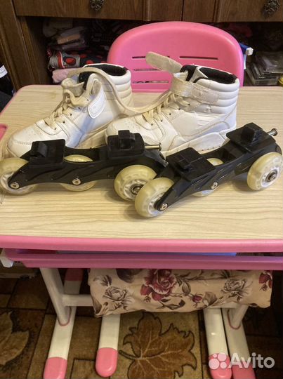 Роликовые кроссовки 35