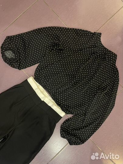 Блузка женская в горошек