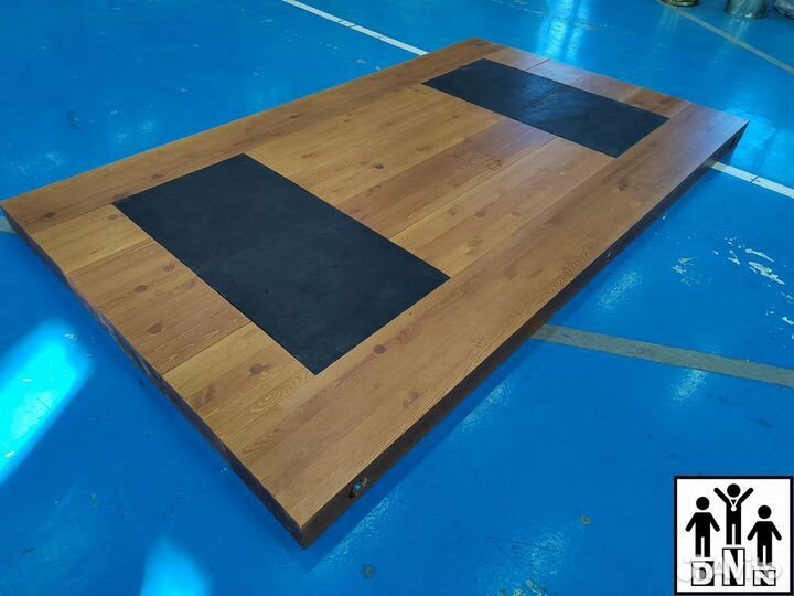 Помост для становой тяги эконом с морением DNN