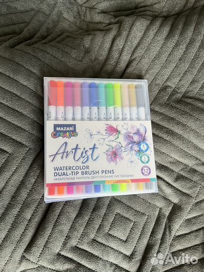 Акварельные маркеры кистевидные