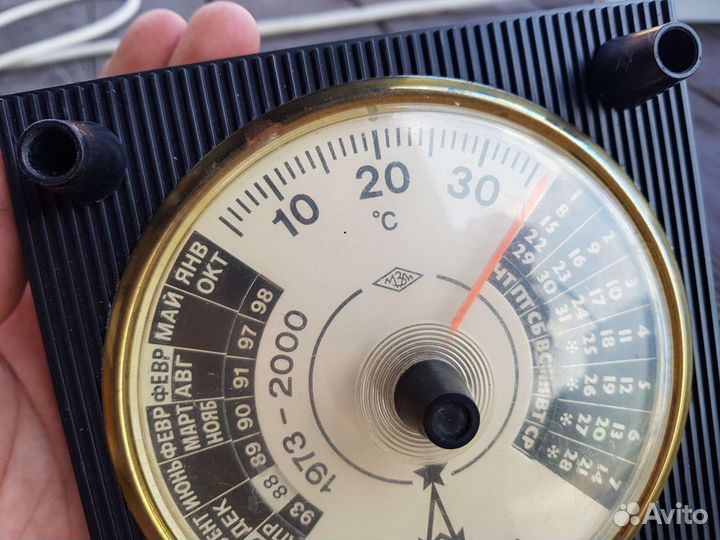 Термометр календарь СССР 1973