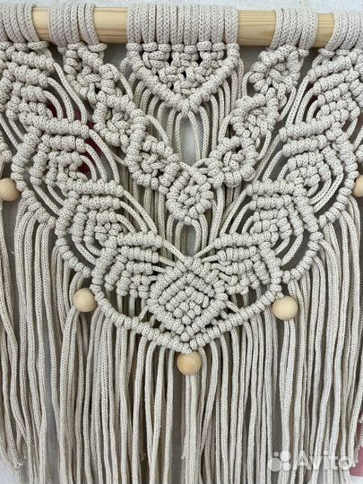 Настенное панно макраме в стиле бохо