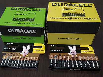 Батарейки duracell AAA AA