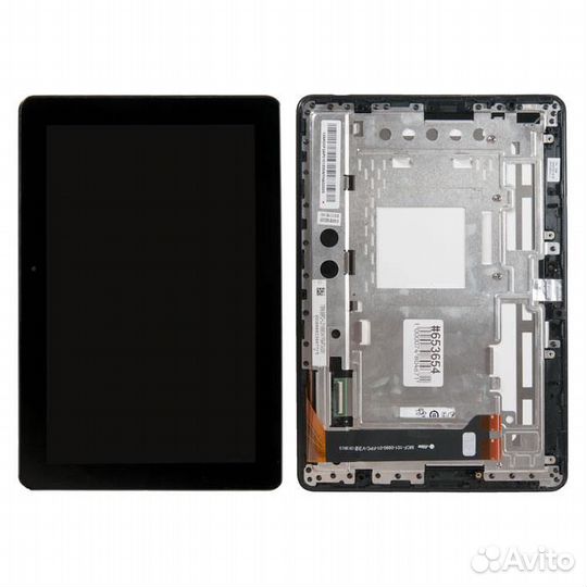 Дисплей в сборе с тачскрином и передней панелью дл