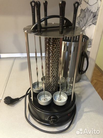 Электро шашлычница бу