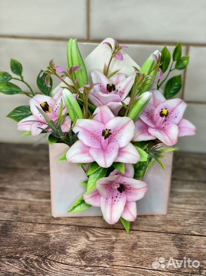 Букет цветов из мыла / подарок