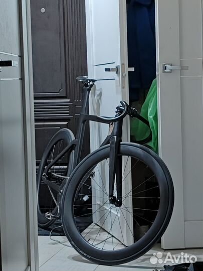 Трековый вилсет карбон 55мм sapim / фикс