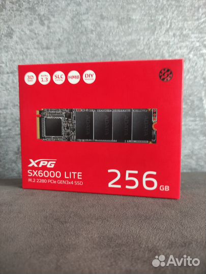 SSD adata XPG SX6000 Lite 256 гб