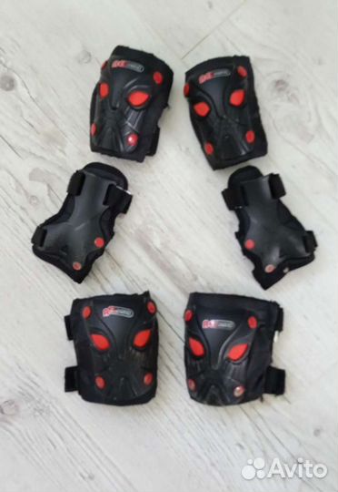 Ролики reaction rainbow + комплект защиты