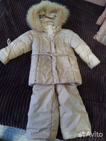 Костюм девочки зимний теплый 92-98