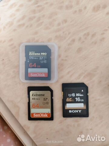 Карта памяти SanDisk SD 64gb Оригинал