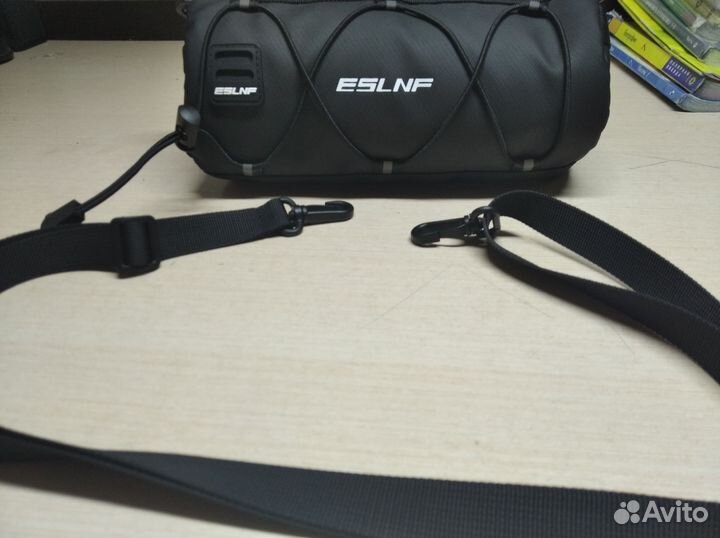 Велосипедная сумка на раму eslnf +доп ремешок