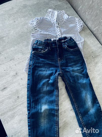 Вещи пакетом на девочку 110-122