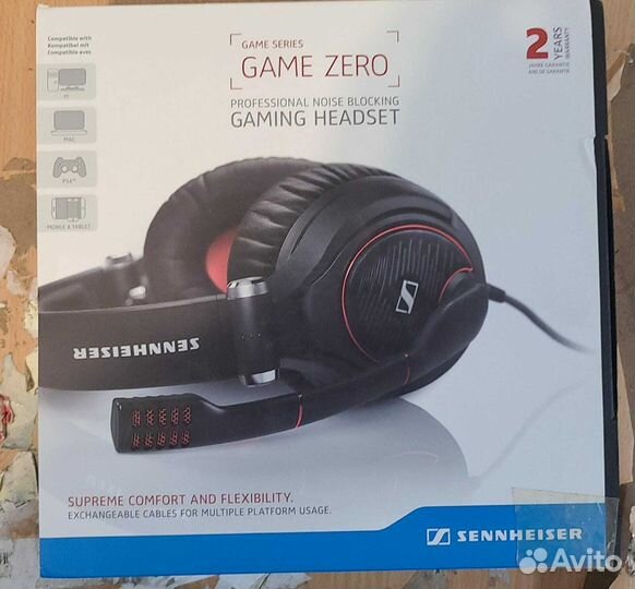 Игровые наушники Sennheiser game zero черный