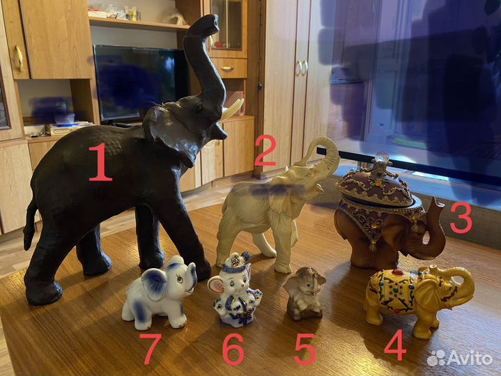 Статуэтки Слоны