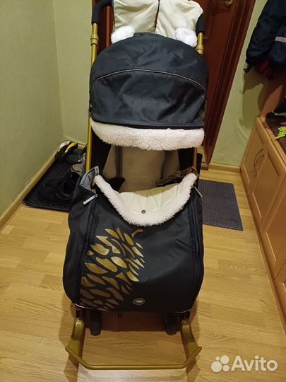 Детские санки коляска ника