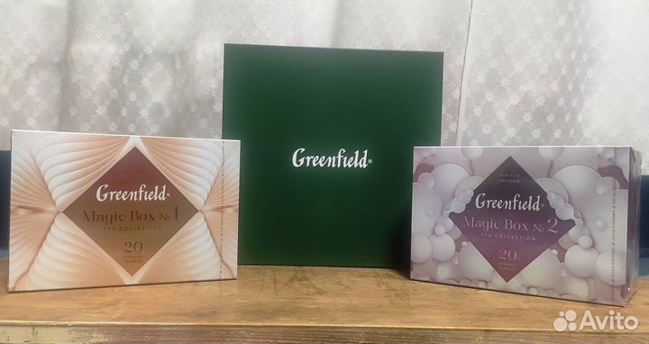 Новый Подарочный набор с чаем Гринфилд Greenfield