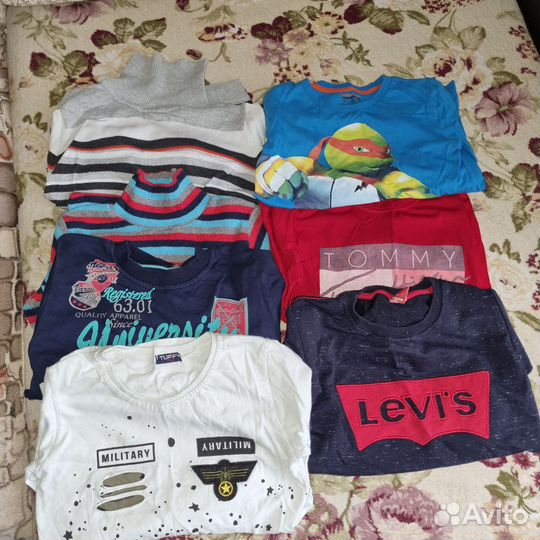 Вещи пакетом на мальчика 128-146