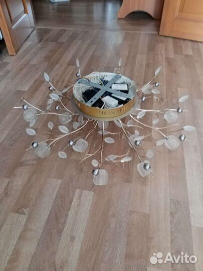 Люстра потолочная подвесная бу