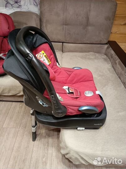 Автокресла maxi cosi с базой от 0до 4х лет