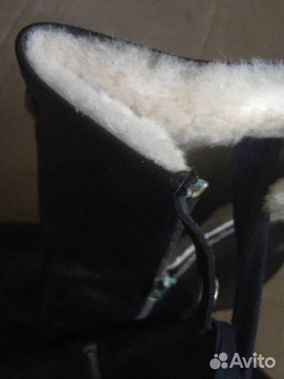 Сапоги кожаные для пилотов, лётные на меху/молнии